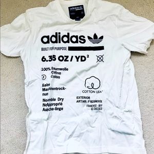 Adidas White Kaval Tee Size S